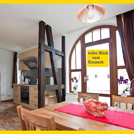 Ferienwohnung Auszeit Am Kurpark Bad Berka - Balkon - Ruhige Lage- Gratis Parkplatz & Wlan Kültér fotó