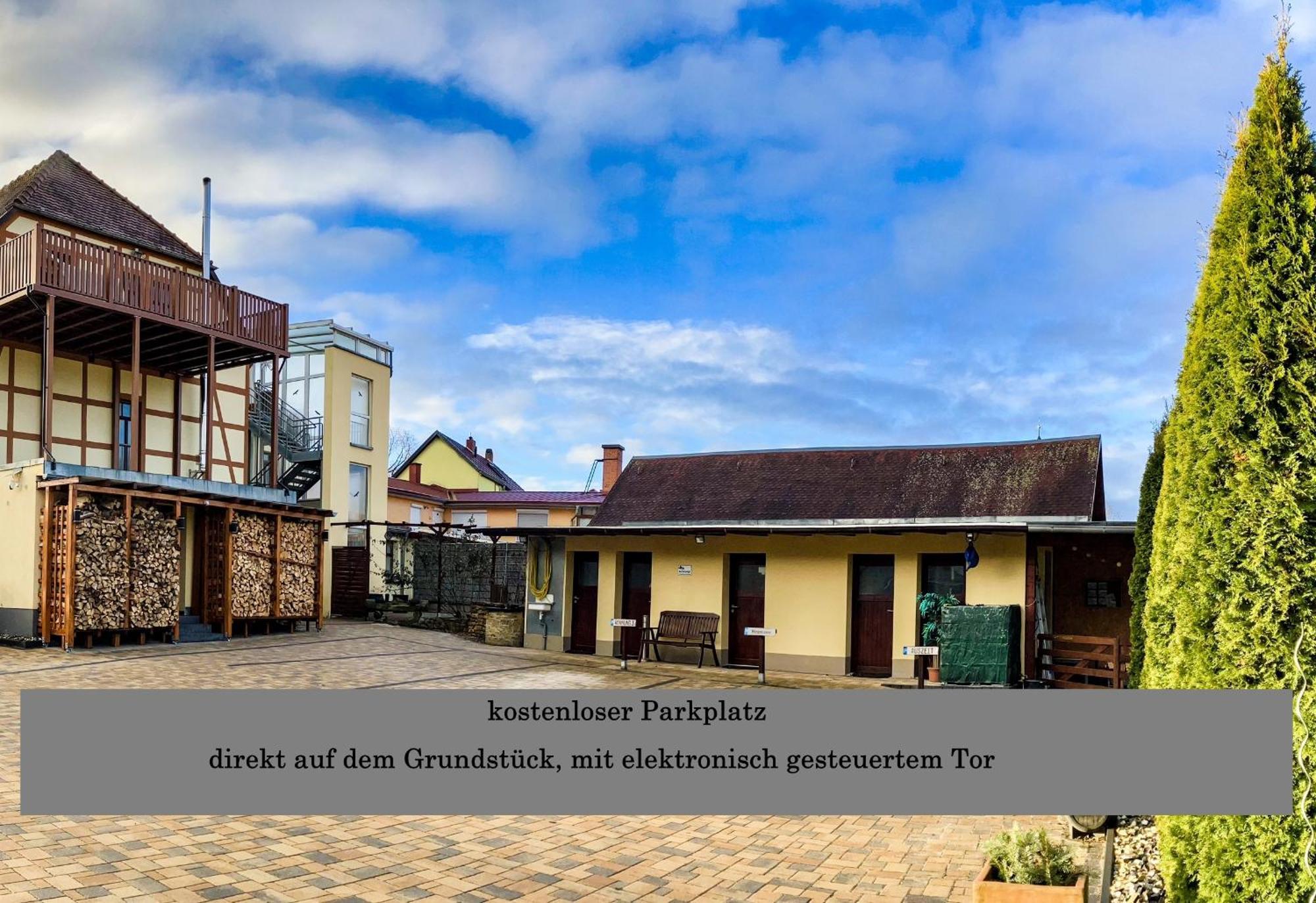 Ferienwohnung Auszeit Am Kurpark Bad Berka - Balkon - Ruhige Lage- Gratis Parkplatz & Wlan Kültér fotó