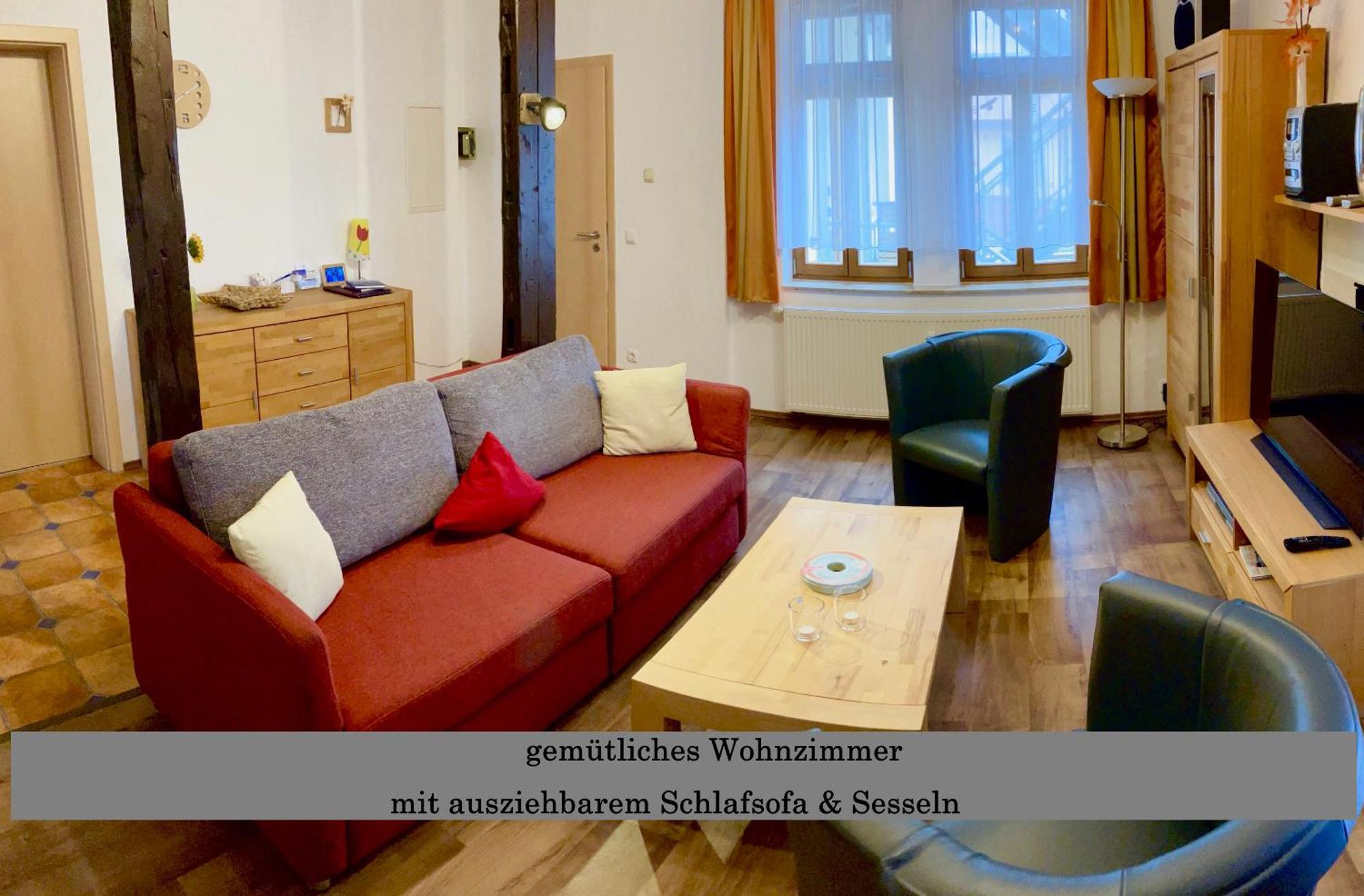 Ferienwohnung Auszeit Am Kurpark Bad Berka - Balkon - Ruhige Lage- Gratis Parkplatz & Wlan Kültér fotó